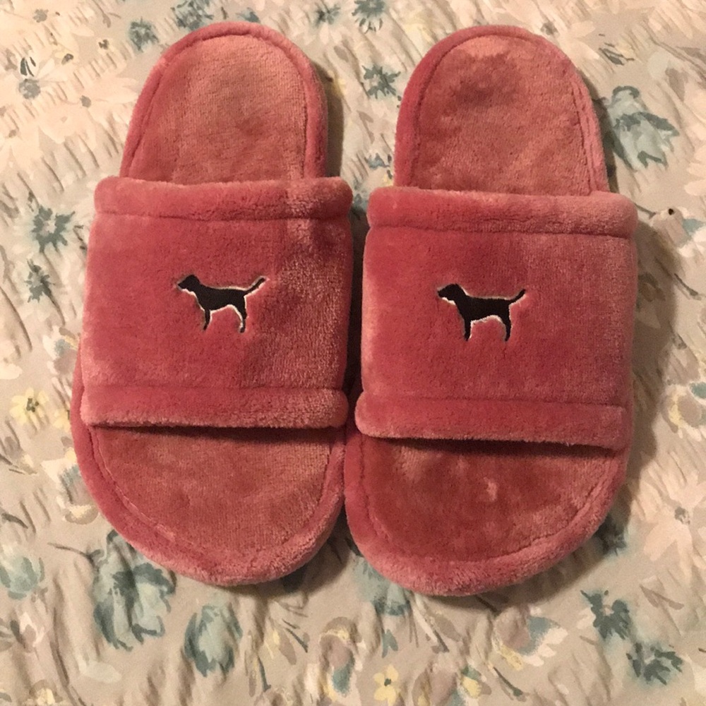 ❌SOLD ON FB❌VS PINK pink begonia slippers - Picture 2 of 5